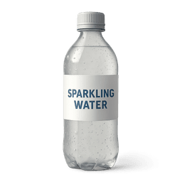A bottle of sparkling water icon
