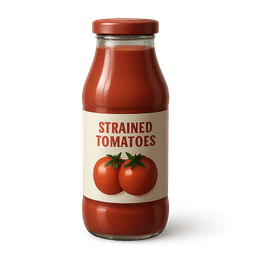 A bottle of strained tomatoes icon