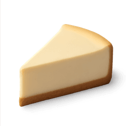A slice of cheesecake icon